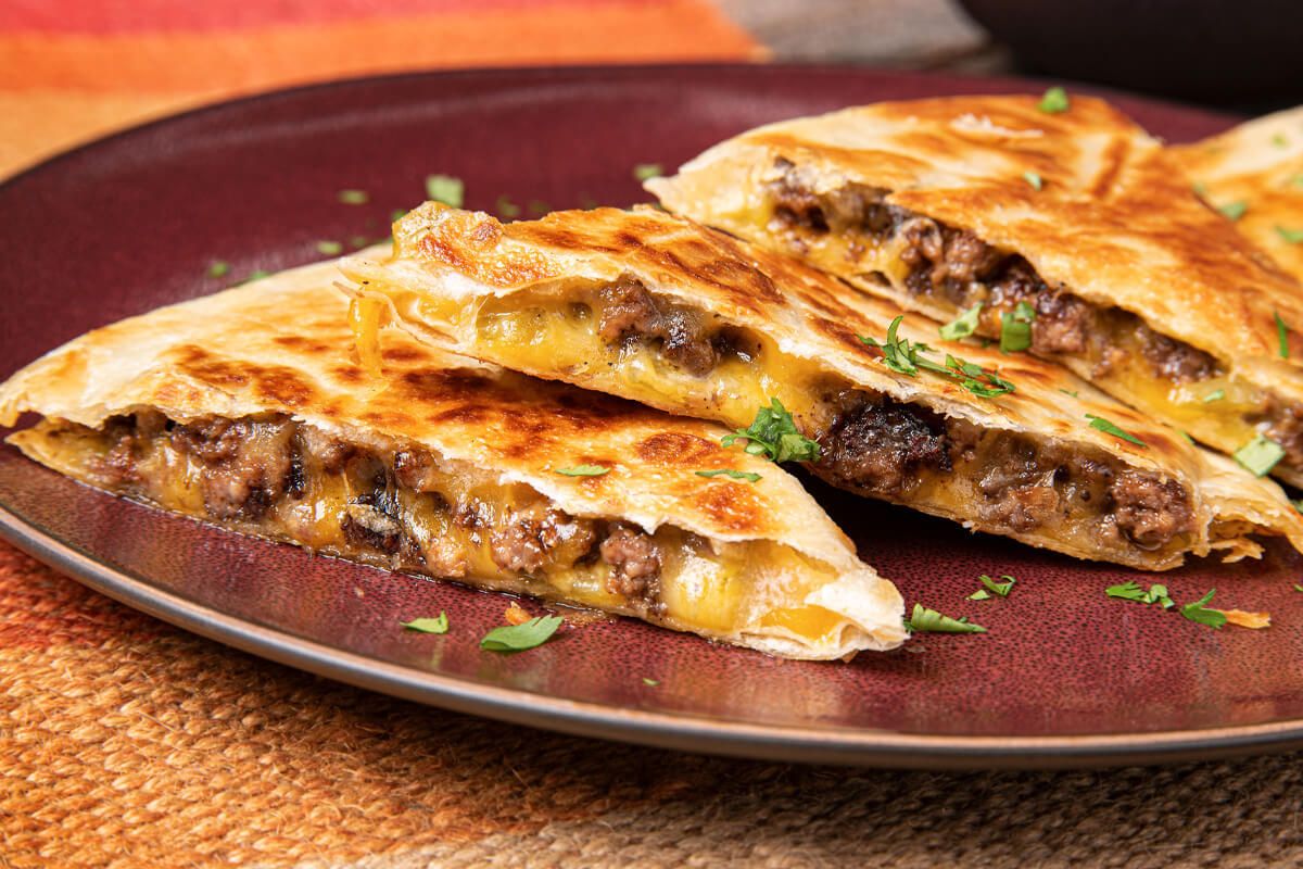 Quesadillas con Carne